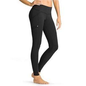 Athleta Black Drifter Leggings Small Petite SP GUC